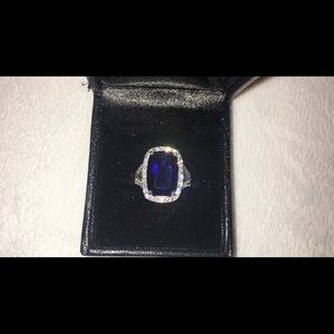 7.37ct Blue Sapphire Ring